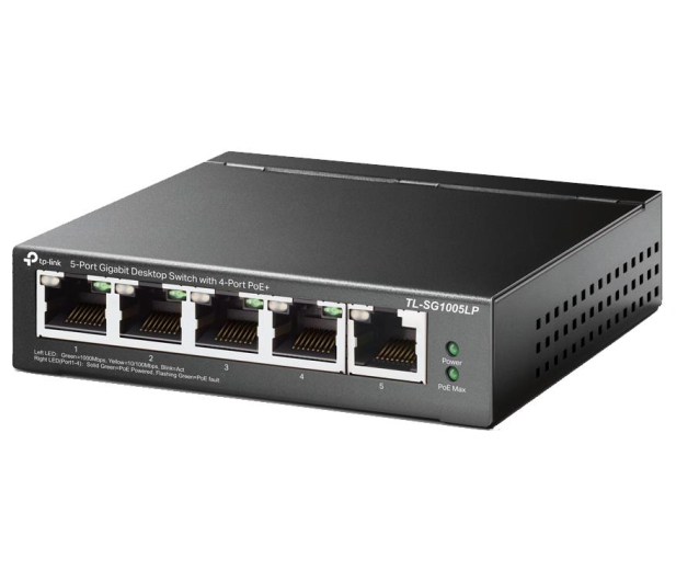 TP-LINK SG1005LP 5x1Gb (4xPoE+) TL-SG1005LP - 706266 - zdjęcie 2